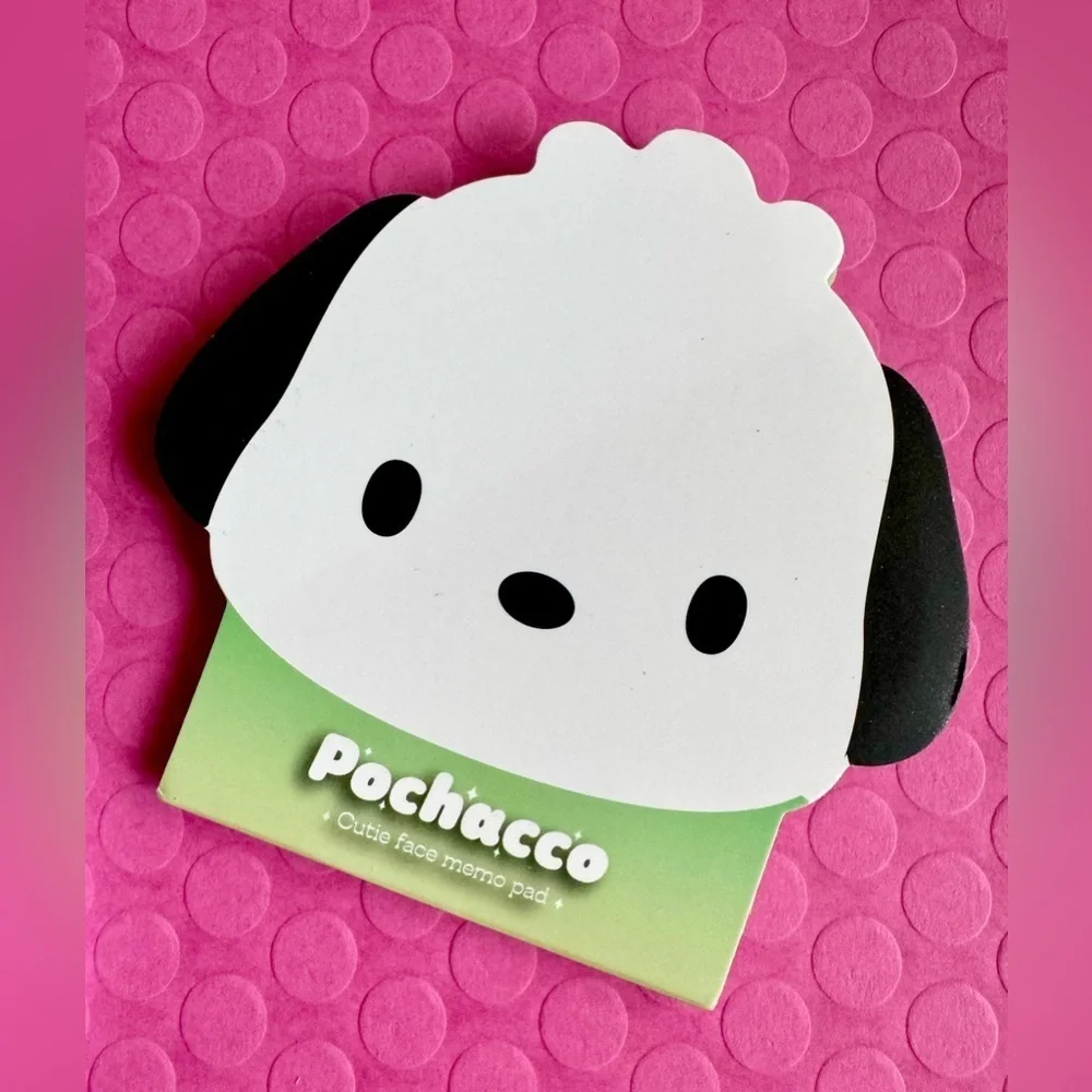 New Sanrio Pochacco & Hello Kitty Zip Pouch, Pen, Note Pads Stationery Set of 4